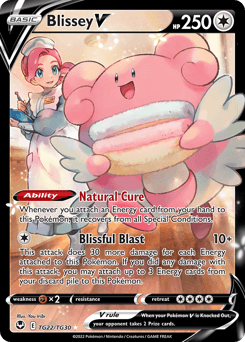 Blissey V #TG22 — Pokemon Silver Tempest