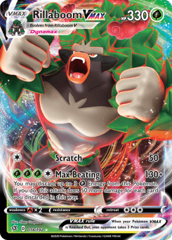 Rillaboom VMAX #18 — Pokemon Rebel Clash