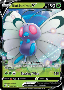 Butterfree V #1 — Pokemon Darkness Ablaze