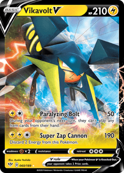 Vikavolt V #60 — Pokemon Darkness Ablaze