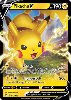 Pikachu V [Prize Pack] #43