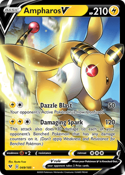 Ampharos V #49 — Pokemon Vivid Voltage