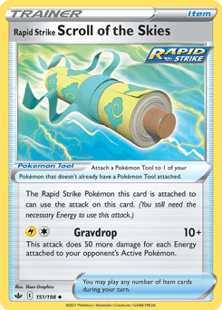 Rapid Strike Scroll of the Skies #151 — Pokemon Chilling Reign