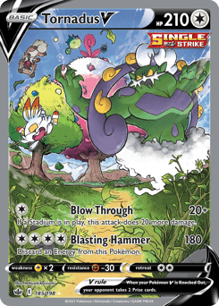 Tornadus V #185 — Pokemon Chilling Reign