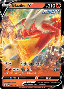 Blaziken V #20 — Pokemon Chilling Reign