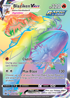 Blaziken VMAX #200 — Pokemon Chilling Reign