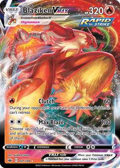 Blaziken VMAX #21 — Pokemon Chilling Reign