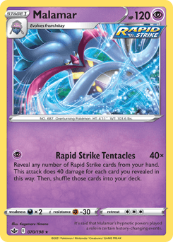 Malamar #70 — Pokemon Chilling Reign