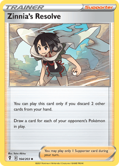 Zinnia's Resolve #164 — Pokemon Evolving Skies