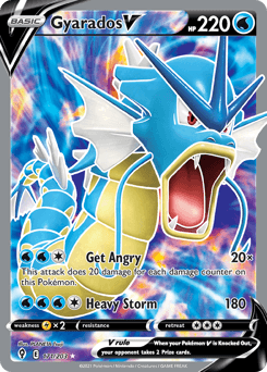 Gyarados V #171 — Pokemon Evolving Skies