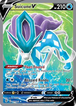 Suicune V #173 — Pokemon Evolving Skies
