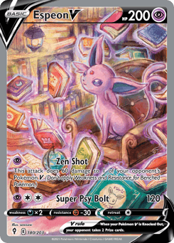 Espeon V #180 — Pokemon Evolving Skies