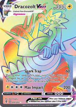 Dracozolt VMAX #210 — Pokemon Evolving Skies