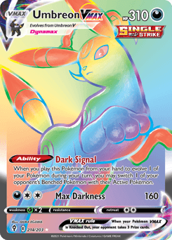 Umbreon VMAX #214 — Pokemon Evolving Skies