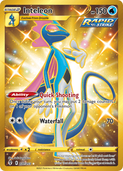 Inteleon #227 — Pokemon Evolving Skies