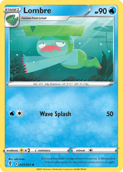 Lombre #33 — Pokemon Evolving Skies
