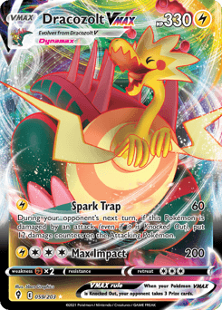 Dracozolt VMAX #59 — Pokemon Evolving Skies
