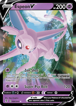 Espeon V #64 — Pokemon Evolving Skies
