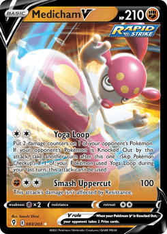 Medicham V #83 — Pokemon Evolving Skies