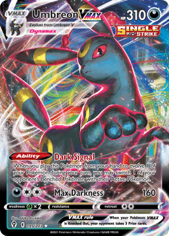 Umbreon VMAX #95 — Pokemon Evolving Skies