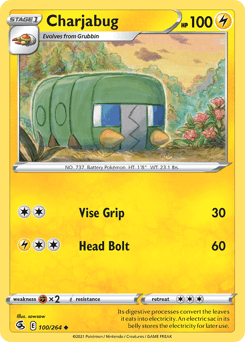 Charjabug #100 — Pokemon Fusion Strike