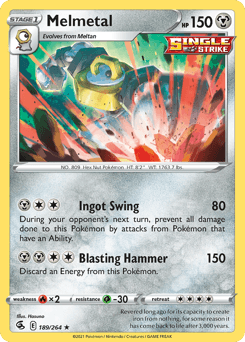 Melmetal #189 — Pokemon Fusion Strike