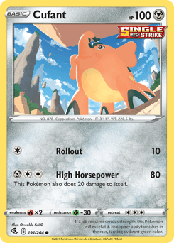 Cufant #191 — Pokemon Fusion Strike