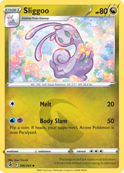 Sliggoo #196 — Pokemon Fusion Strike