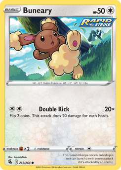 Buneary #212 — Pokemon Fusion Strike