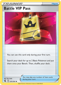 Battle VIP Pass #225 — Pokemon Fusion Strike