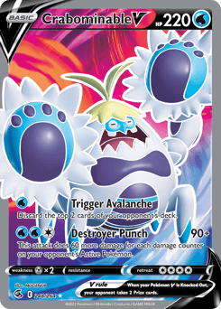 Crabominable V #248 — Pokemon Fusion Strike