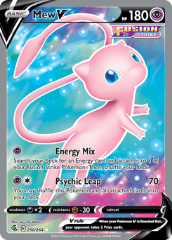Mew V #250 — Pokemon Fusion Strike