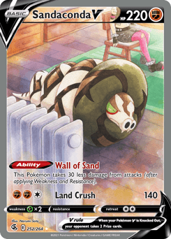 Sandaconda V #252 — Pokemon Fusion Strike
