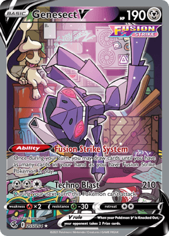 Genesect V #255 — Pokemon Fusion Strike