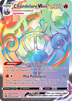 Chandelure VMAX #265 — Pokemon Fusion Strike