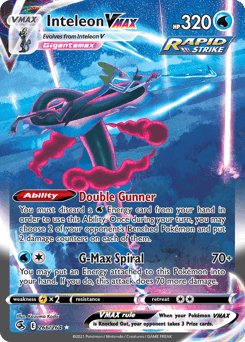 Inteleon VMAX #266 — Pokemon Fusion Strike