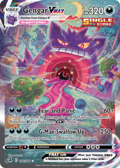 Gengar VMAX #271 — Pokemon Fusion Strike