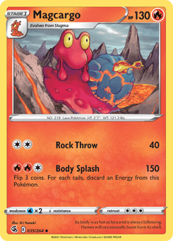 Magcargo #35 — Pokemon Fusion Strike