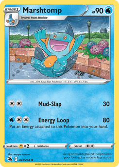 Marshtomp #63 — Pokemon Fusion Strike