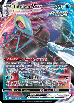 Inteleon VMAX #79 — Pokemon Fusion Strike