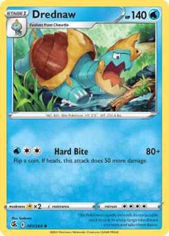 Drednaw #81 — Pokemon Fusion Strike