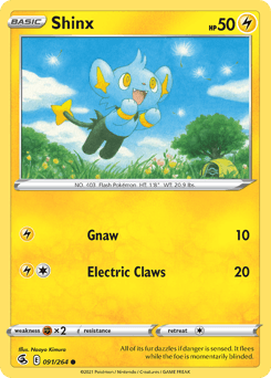 Shinx #91 — Pokemon Fusion Strike