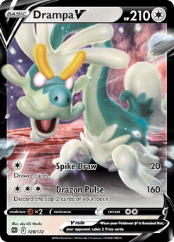 Drampa V #128 — Pokemon Brilliant Stars