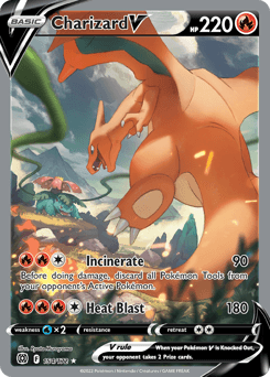 Charizard V #154 — Pokemon Brilliant Stars