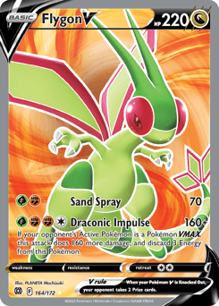 Flygon V #164 — Pokemon Brilliant Stars