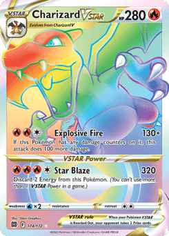 Charizard VSTAR #174 — Pokemon Brilliant Stars