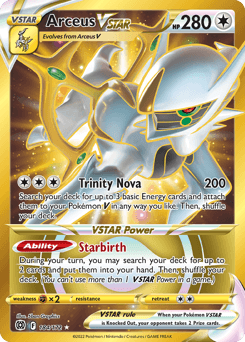 Arceus VSTAR #184 — Pokemon Brilliant Stars