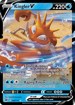 Kingler V #28 — Pokemon Brilliant Stars
