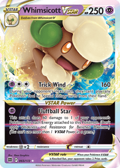 Whimsicott VSTAR #65 — Pokemon Brilliant Stars