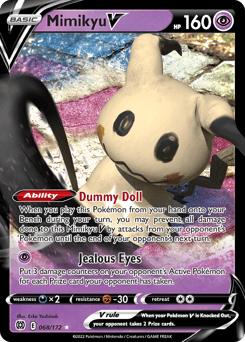 Mimikyu V #68 — Pokemon Brilliant Stars